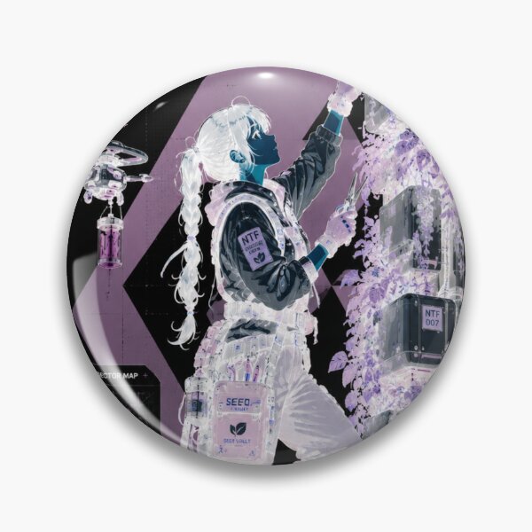 Item preview, Neo Tokyo Files 007 Negative – Sky Gardener | Eco Cyberpunk Anime Techwear designed and sold by Noro Art .