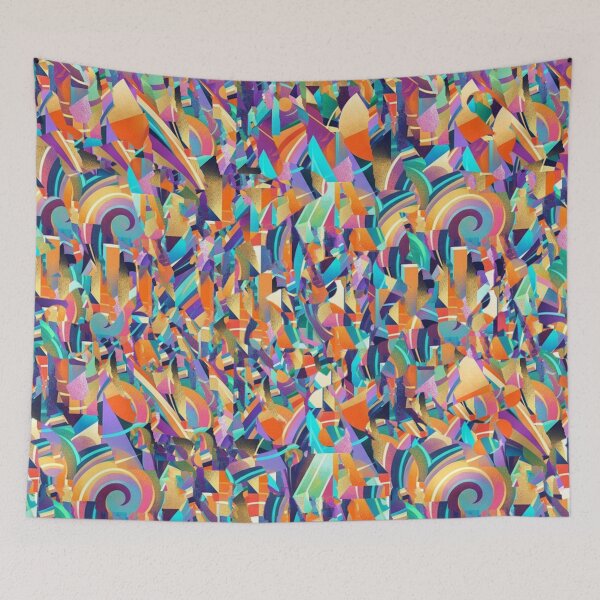 Item preview, Kaleidoscopic explosion of shapes designed and sold by Sigtrix.