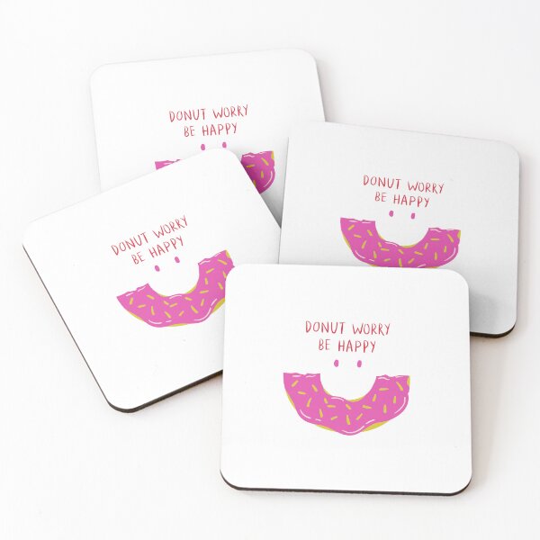 Item preview, Donut Worry Be Happy designed and sold by SquareSign.