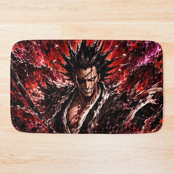 Item preview, Kenpachi | Berserker Blood Warrior | Crimson Blade Master | Dark Fantasy Samurai Art designed and sold by Dyan4.