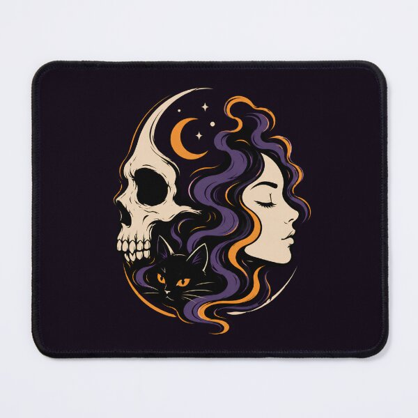 Item preview, Haunted Halloween Skull Art designed and sold by OMdesign10.