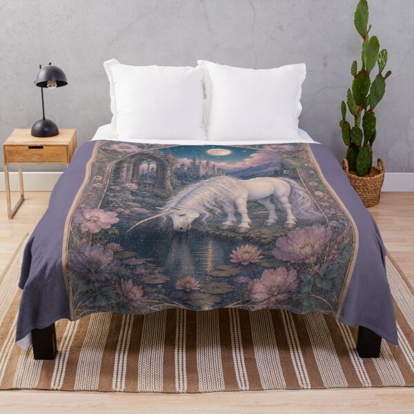 Item preview, Art Nouveau Unicorn VII designed and sold by UnicornAndRaven .