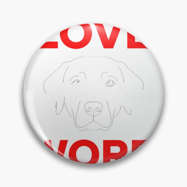 Item preview, Love Is A Four-legged Word, Cute Dog Classic T-Shirt designed and sold by ljat14.