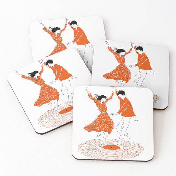 Item preview, Dancing Couple Wall Art Print, Retro Record Player  designed and sold by VisionGraphic.