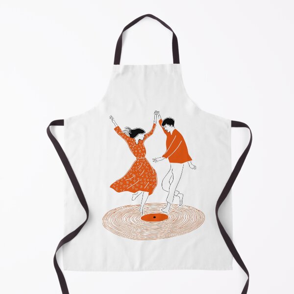 Item preview, Dancing Couple Wall Art Print, Retro Record Player designed and sold by VisionGraphic.