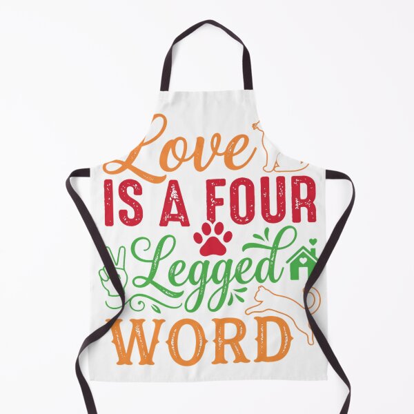 Item preview, Love is a Four-Legged Word Ocean Sunset Ombre White Letters Oversized T-Shirt designed and sold by Aru Pxle.
