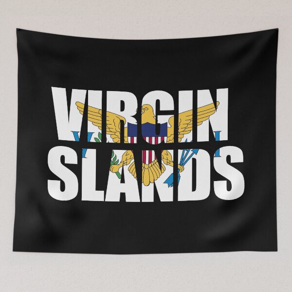 Item preview, United States Virgin Islands Flag VI designed and sold by shitpostee.