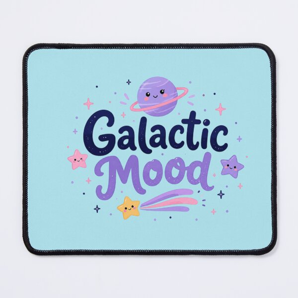 Item preview, Galactic Mood Cute Space Aesthetic Kawaii Planet Stars Typography Sticker Gift designed and sold by Sanika arts .
