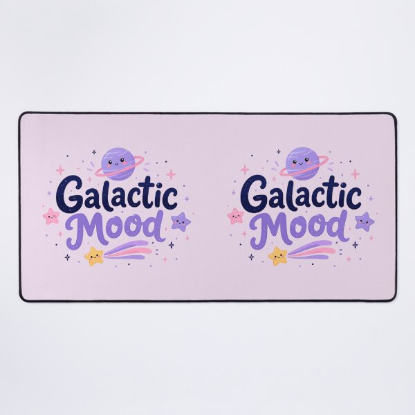 Item preview, Galactic Mood Cute Space Aesthetic Kawaii Planet Stars Typography Sticker Gift designed and sold by Sanika arts .