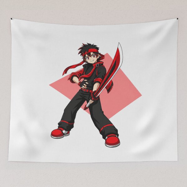 Item preview, Shadow Edge – Crimson Blade Warrior designed and sold by ZenOtaku Lab.