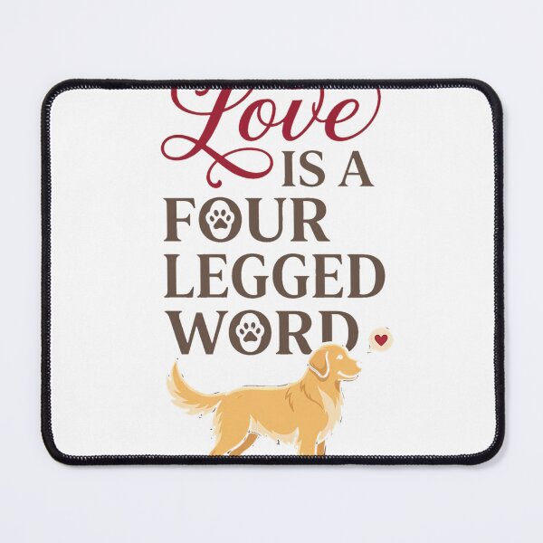 Item preview, Love is a Four-Legged Word Pet Design Oversized T-Shirt designed and sold by dDariaallofthat.