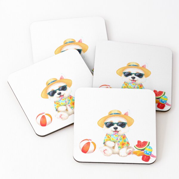 Item preview, Beach West Highland White Terrier designed and sold by Kedspicedesign.