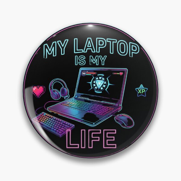 Item preview, My Laptop Is My Life designed and sold by LevelUpLad.