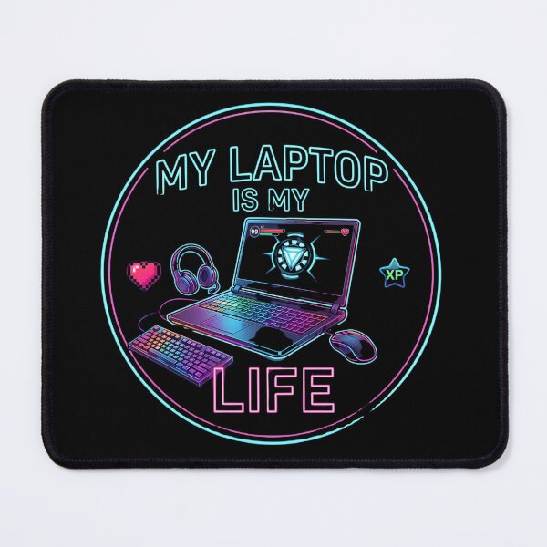 Item preview, My Laptop Is My Life designed and sold by LevelUpLad.