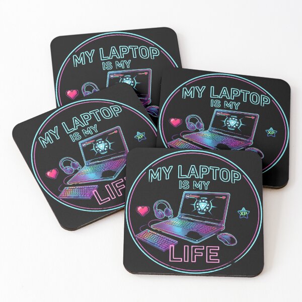 Item preview, My Laptop Is My Life designed and sold by LevelUpLad.