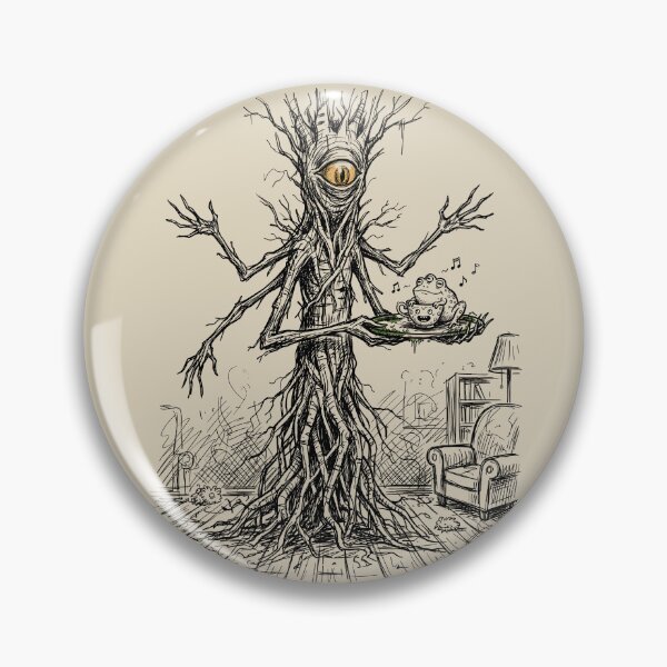 Item preview, Gnarled Root Butler with Spindle-Legged Tea Tray - Haunted House designed and sold by bapupa.