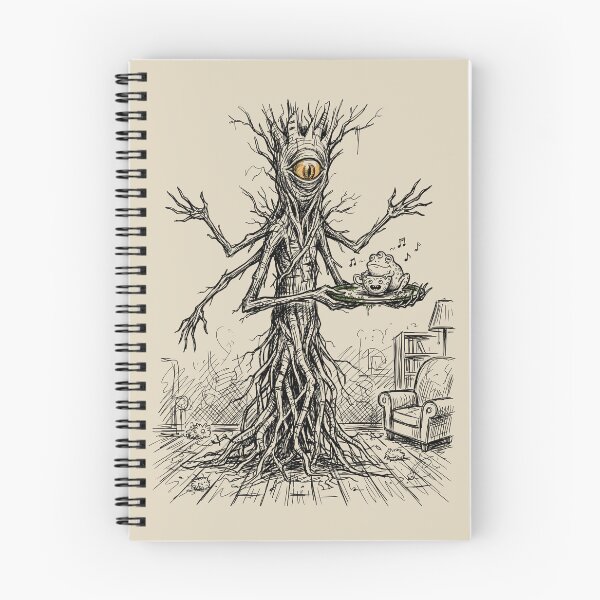 Item preview, Gnarled Root Butler with Spindle-Legged Tea Tray - Haunted House designed and sold by bapupa.