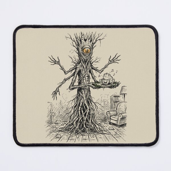 Item preview, Gnarled Root Butler with Spindle-Legged Tea Tray - Haunted House designed and sold by bapupa.