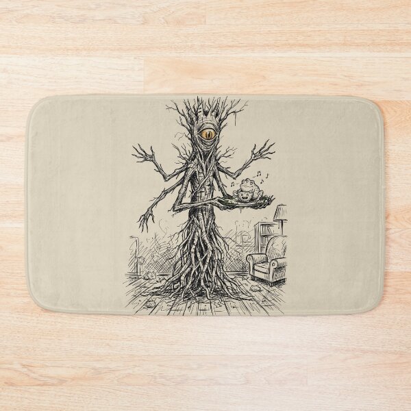 Item preview, Gnarled Root Butler with Spindle-Legged Tea Tray - Haunted House designed and sold by bapupa.