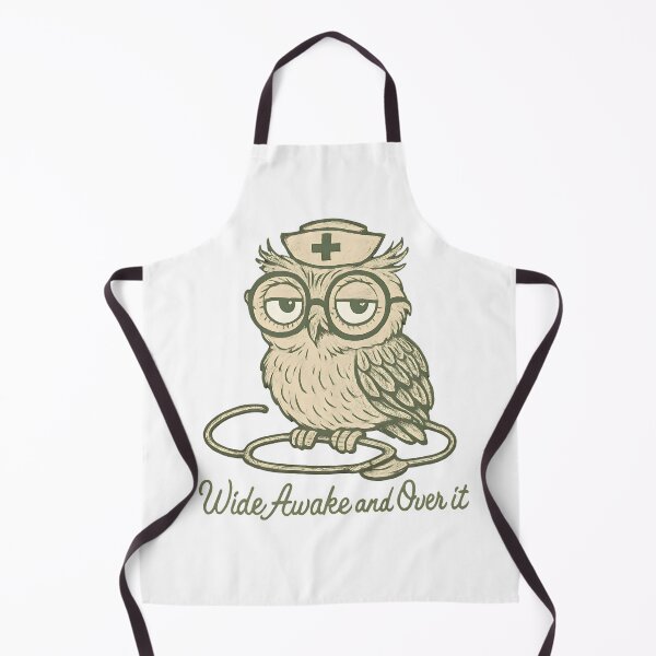 Item preview, Wide Awake and Over It Owl Shirt, Funny Owl Nurse T-Shirt, Cute Night Shift Nurse Gift, Tired Nurse Animal Tee designed and sold by TshirtsLabs.