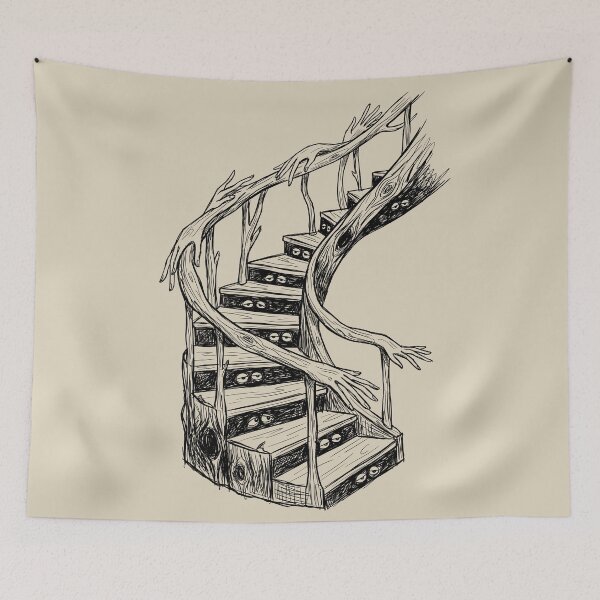 Item preview, Grasping Timber Staircase with Blink-and-Shut Risers - Haunted House designed and sold by bapupa.