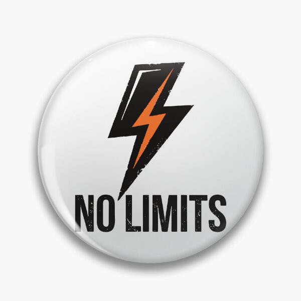Item preview, No Limits Lightning Motivation T-Shirt Design designed and sold by Zyro Craft.