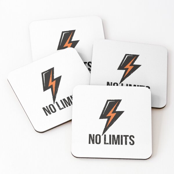 Item preview, No Limits Lightning Motivation T-Shirt Design designed and sold by Zyro Craft.