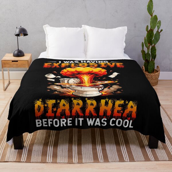 Item preview, I Was Having Explosive Diarrhea Before It Was Cool Funny designed and sold by Apparel-Vortex.