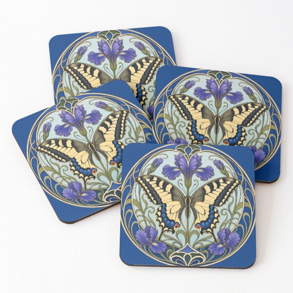 Item preview, Art Nouveau Swallowtail Butterfly designed and sold by AntiqueImages.