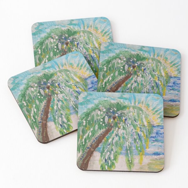 Item preview, Tropical Breeze on a Palm Beach designed and sold by Aquamarineelle.