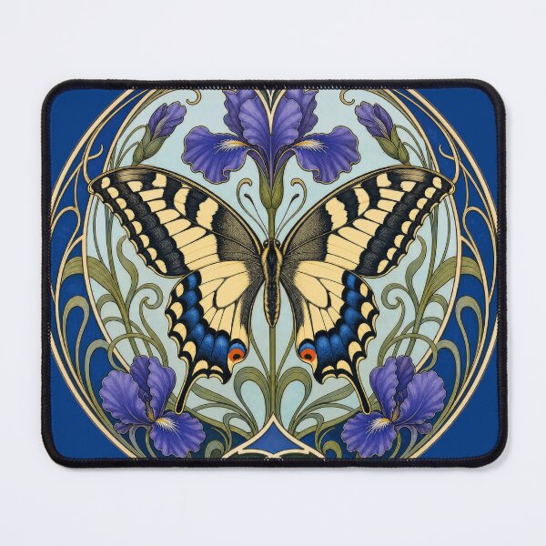Item preview, Art Nouveau Swallowtail Butterfly designed and sold by AntiqueImages.
