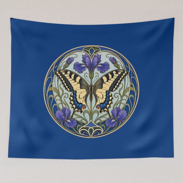 Item preview, Art Nouveau Swallowtail Butterfly designed and sold by AntiqueImages.