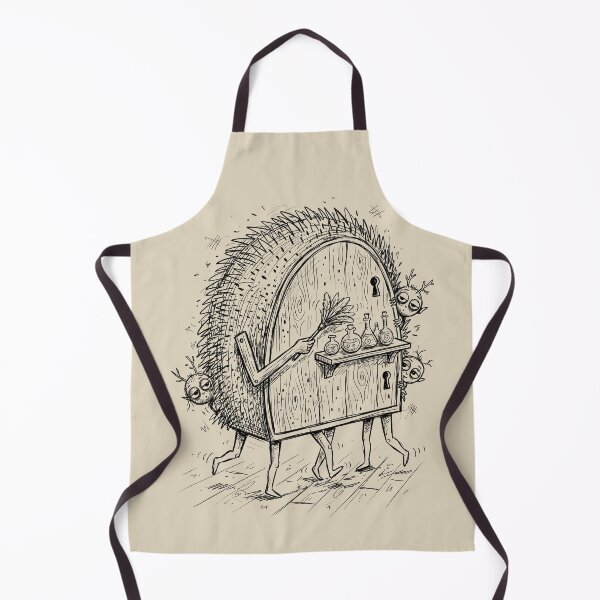 Item preview, Spindle-Armed Hedgehog Cabinet - Haunted House designed and sold by bapupa.