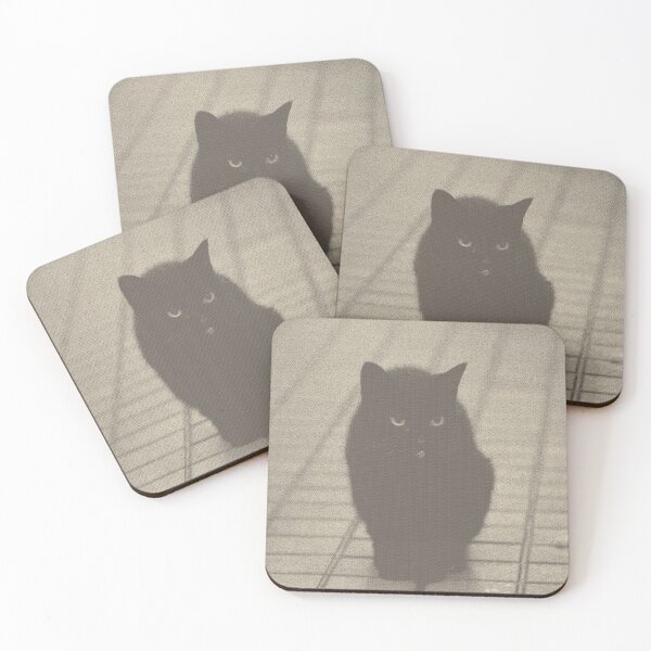 Item preview, Black Cat with a Playful Tongue designed and sold by catshop222.