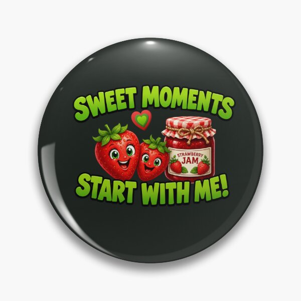 Item preview, Sweet Moments Start With Me! – Funny Strawberry & Jam Cartoon T-Shirt designed and sold by Aimetoi.