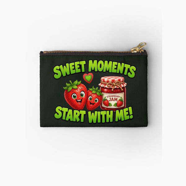 Item preview, Sweet Moments Start With Me! – Funny Strawberry & Jam Cartoon T-Shirt designed and sold by Aimetoi.