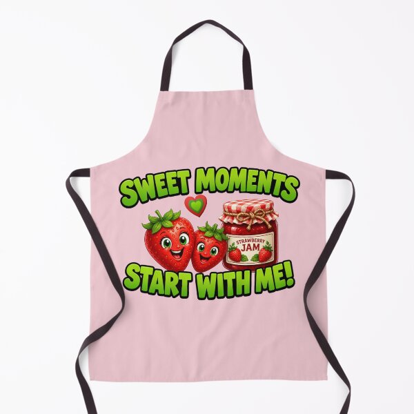 Item preview, Sweet Moments Start With Me! – Funny Strawberry & Jam Cartoon T-Shirt designed and sold by Aimetoi.