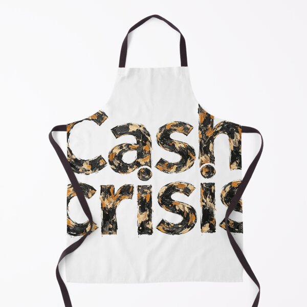 Item preview, Cash Crisis Textured Brush Typography designed and sold by Cukupsehatlah.