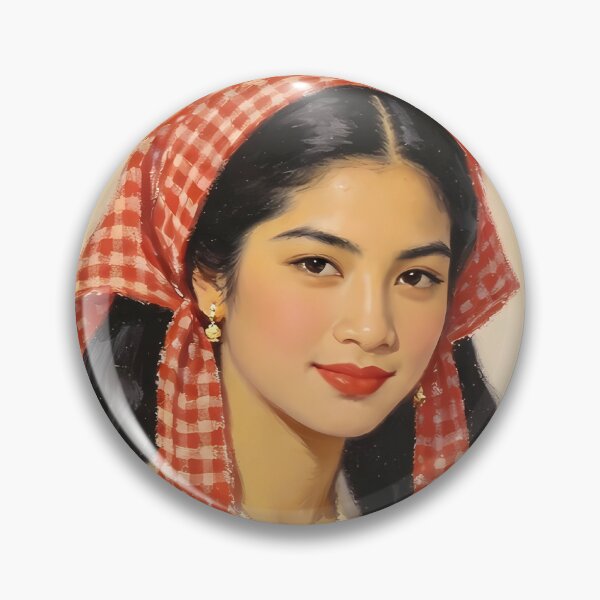 Item preview, Portrait of a Filipina in Traditional Attire designed and sold by Bondingbonding.