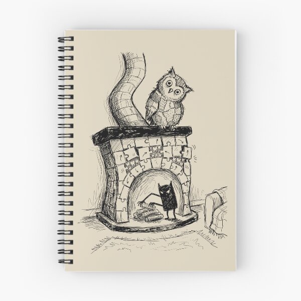 Item preview, Watchful Patchwork Owl - Haunted House designed and sold by bapupa.
