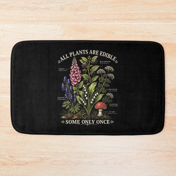 Item preview, All Plants Are Edible Some Only Once Funny Botanical Garden designed and sold by Apparel-Vortex.