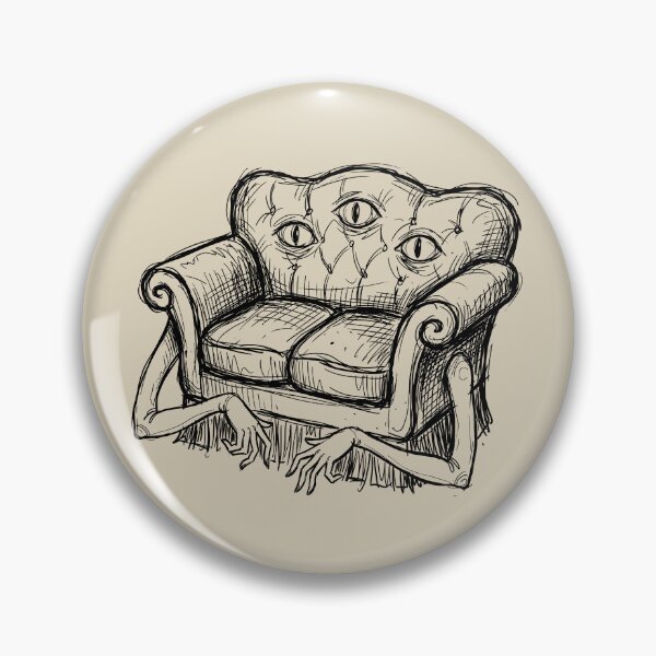 Item preview, Watchful Velvet Settee - Haunted House designed and sold by bapupa.
