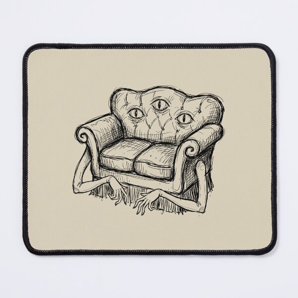 Item preview, Watchful Velvet Settee - Haunted House designed and sold by bapupa.
