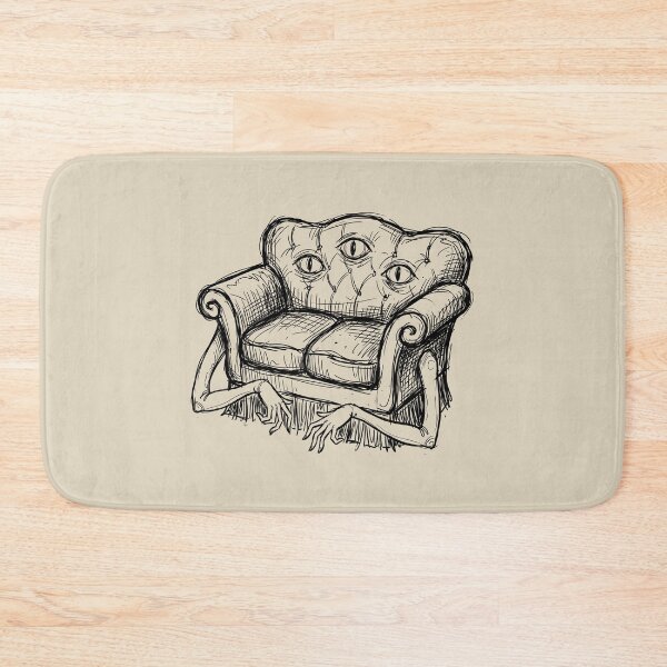Item preview, Watchful Velvet Settee - Haunted House designed and sold by bapupa.