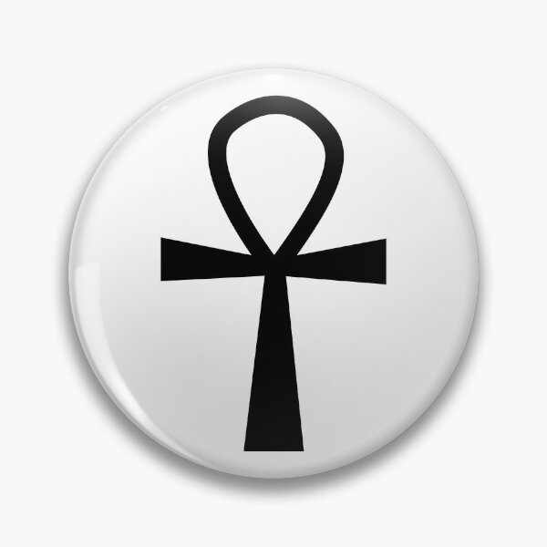 Item preview, Black Ankh Symbol Minimalist Silhouette Graphic designed and sold by pattern-archive.