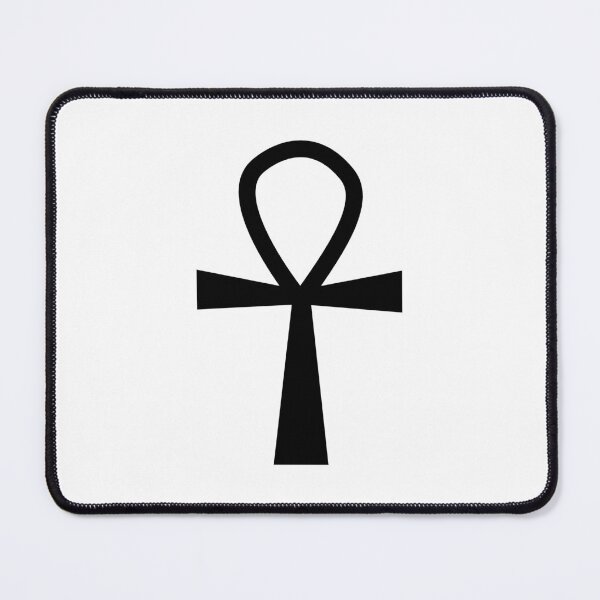 Item preview, Black Ankh Symbol Minimalist Silhouette Graphic designed and sold by pattern-archive.