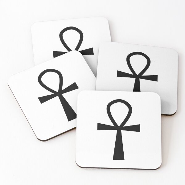 Item preview, Black Ankh Symbol Minimalist Silhouette Graphic designed and sold by pattern-archive.