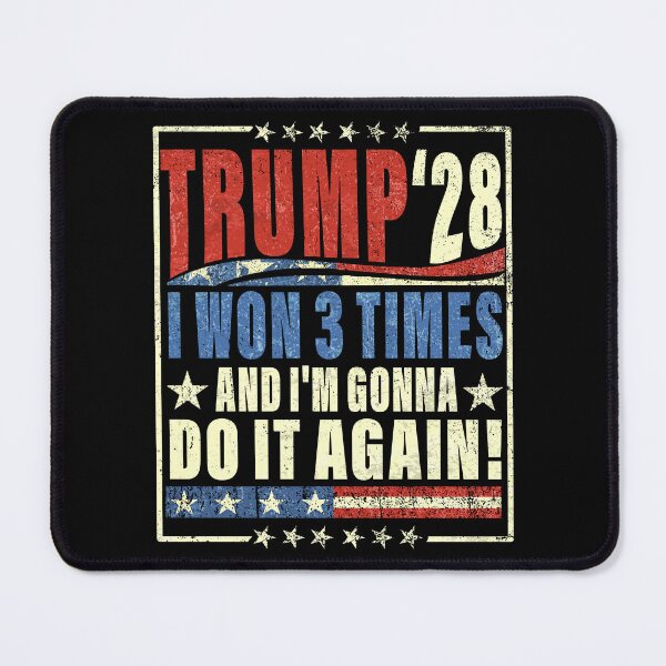 Item preview, I Won 3 Times and I'm Gonna Do It Again Funny Trump designed and sold by watanabeee.