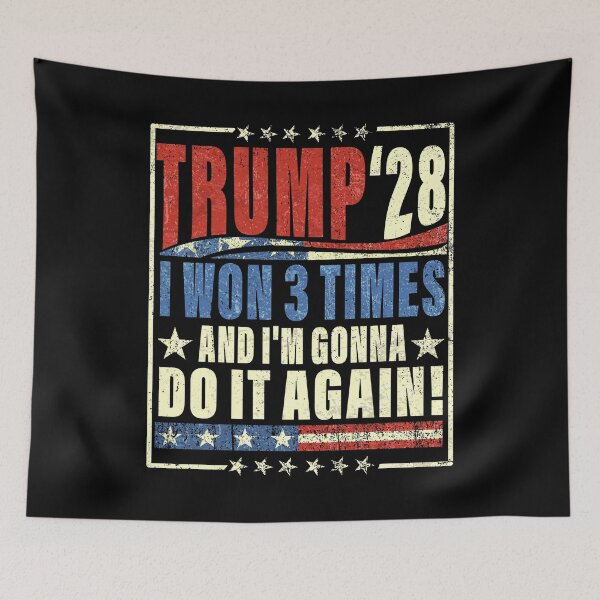 Item preview, I Won 3 Times and I'm Gonna Do It Again Funny Trump designed and sold by watanabeee.
