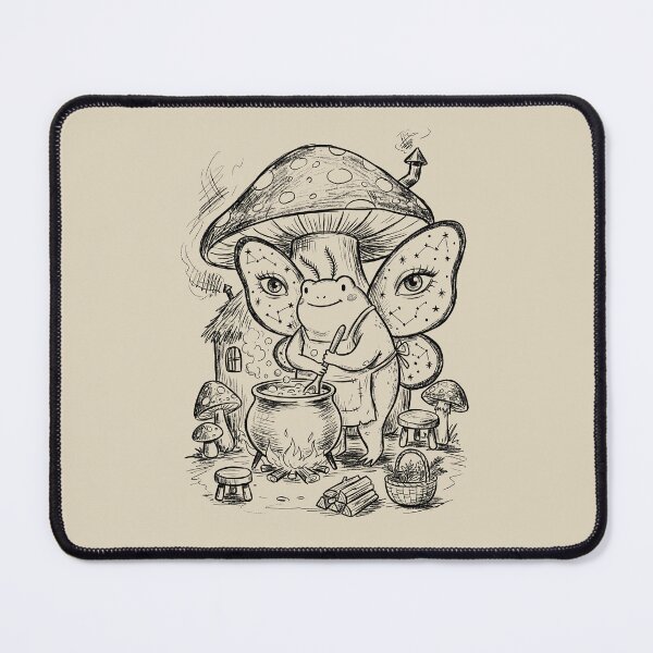 Item preview, Bog Sprite with Starry Velvet Wings - Whimsical Cottagecore designed and sold by bapupa.